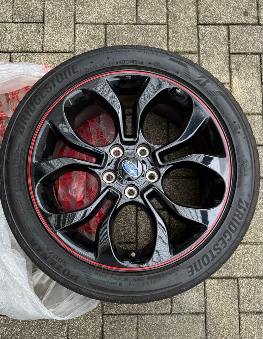 スバル純正(ENKEI)オプション 18インチ PCD114.3ｍｍ 4本セット