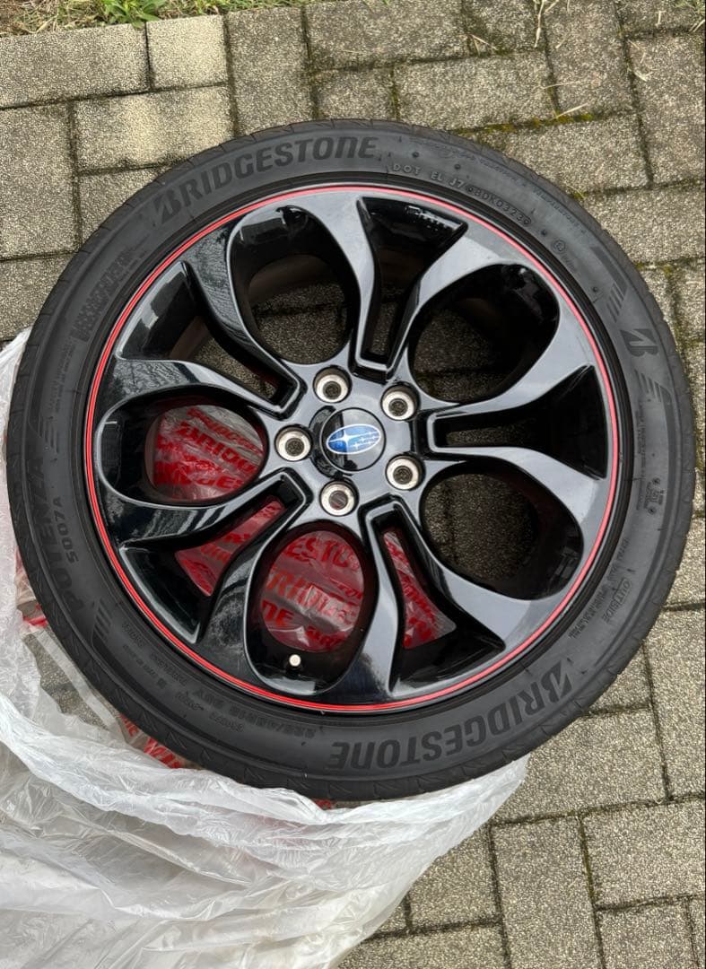 スバル純正(ENKEI)オプション 18インチ PCD114.3ｍｍ 4本セット