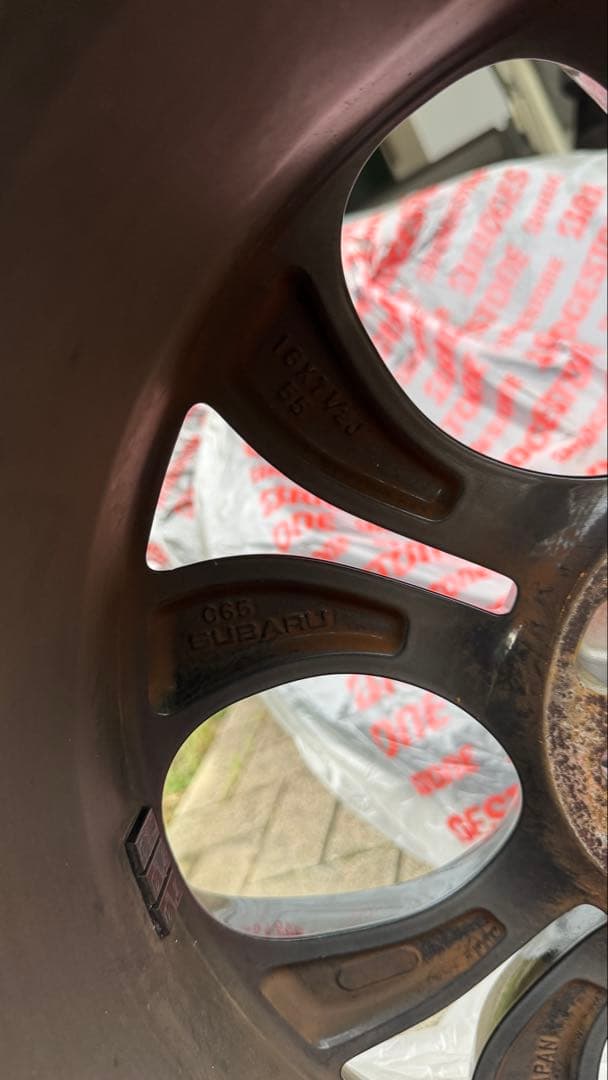 スバル純正(ENKEI)オプション 18インチ PCD114.3ｍｍ 4本セット