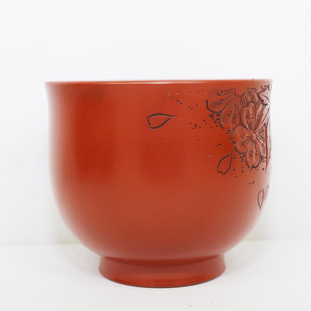 常滑焼　煎茶器5客 山田宝生 紅葉 陶歴 共箱