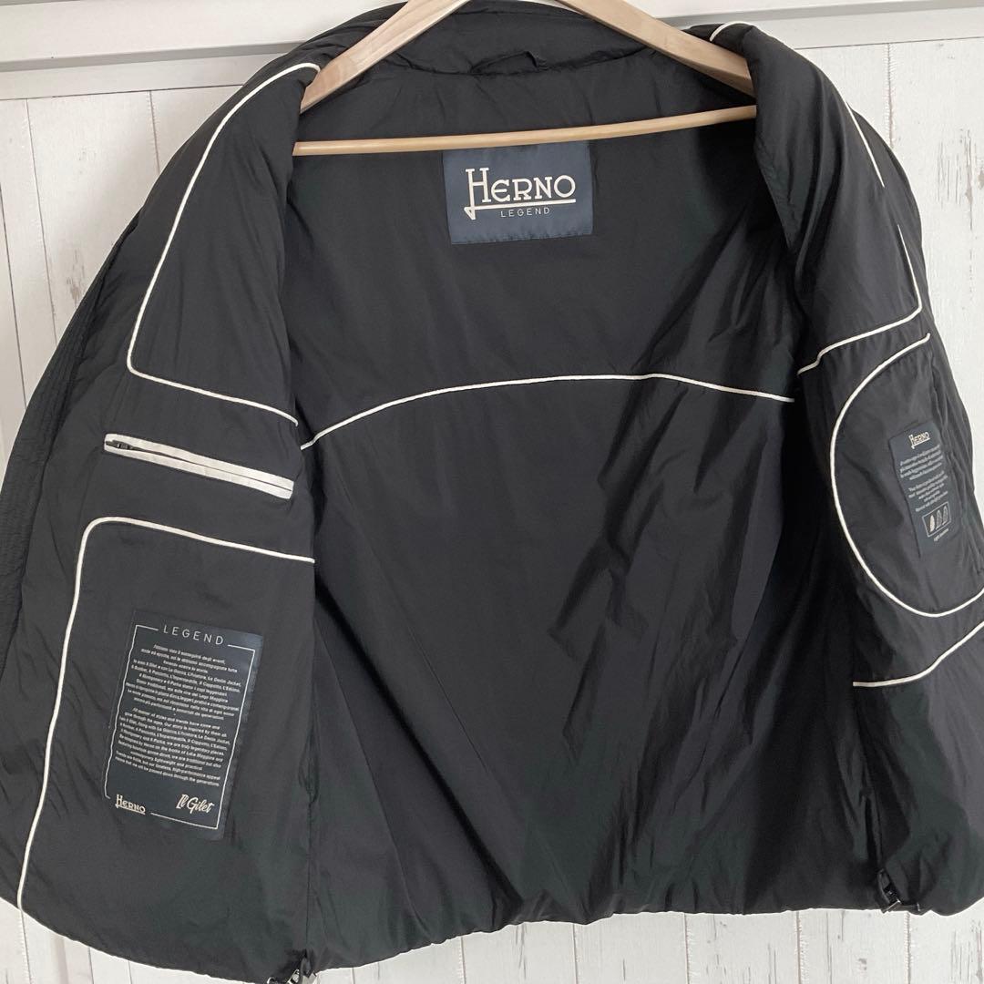 【美品】HERNO LEGEND ダウンベスト　48 ブラック