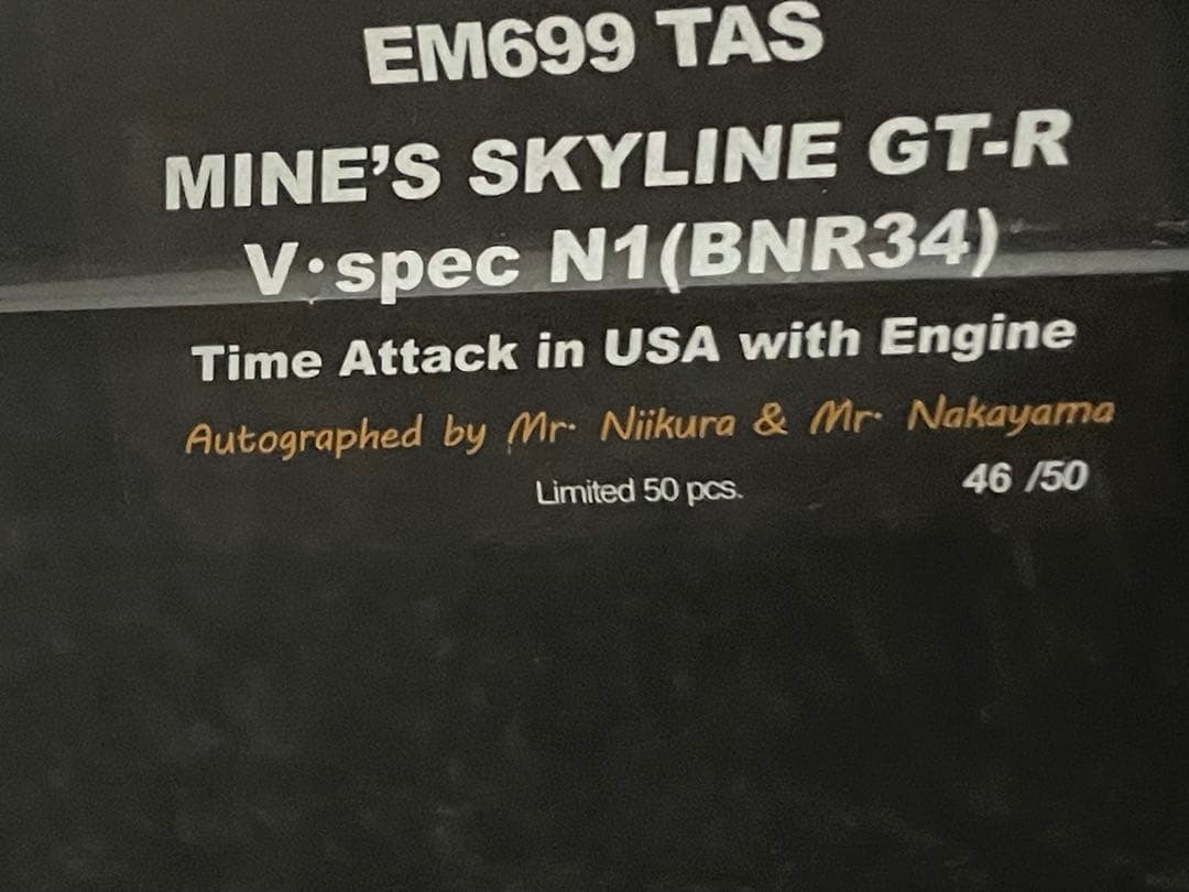 売切価格！新品/未使用品）メイクアップBNR34オートサロン限定商品