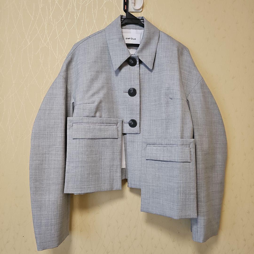 セロリさま専用　ENFÖLD グレー テーラードジャケット