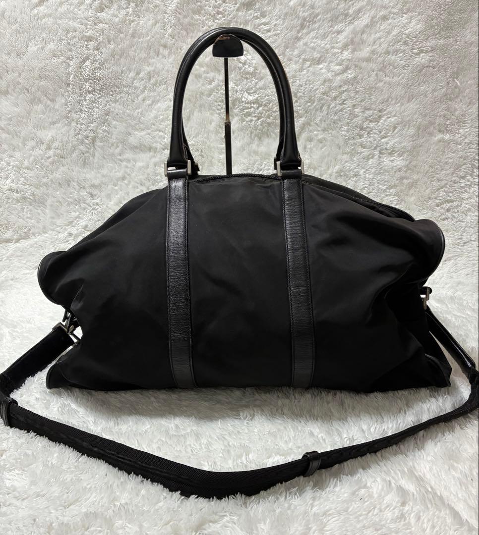 PRADA プラダ　ボストンバック　2way ナイロン　三角ロゴ