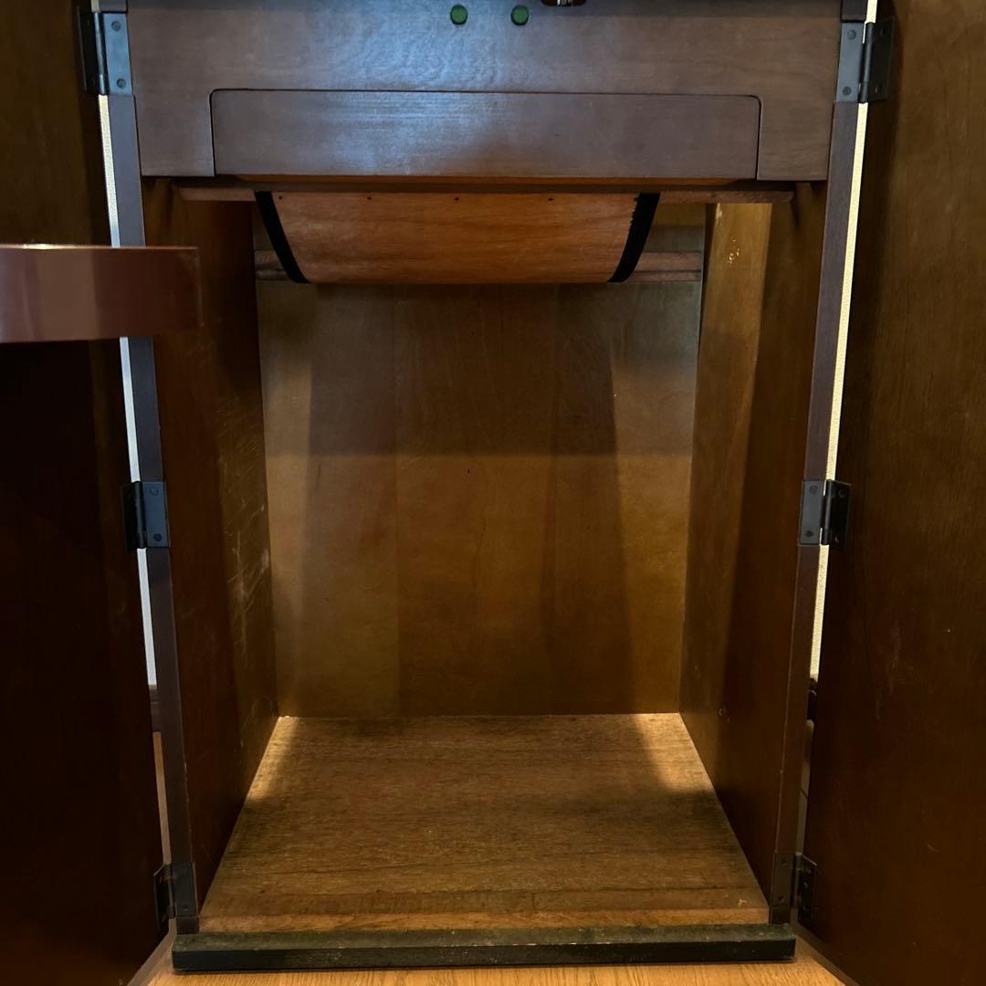 昭和レトロ　アンティークミシン台　バタフライ式