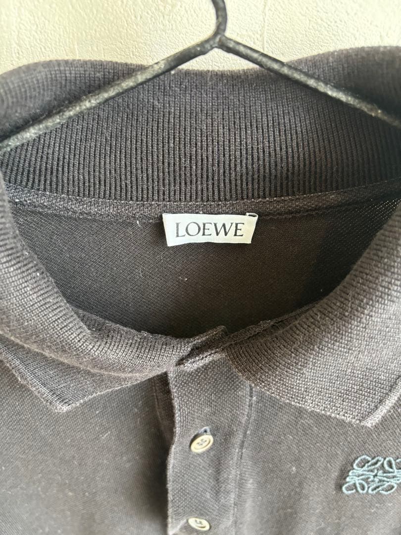 LOEWE ブラック ポロシャツ