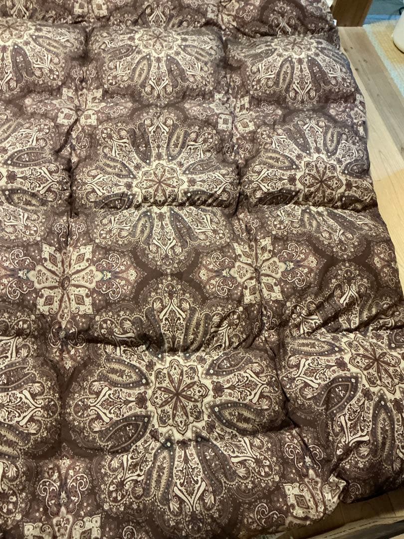 西川ブラウン羽毛掛け布団 150×210cm