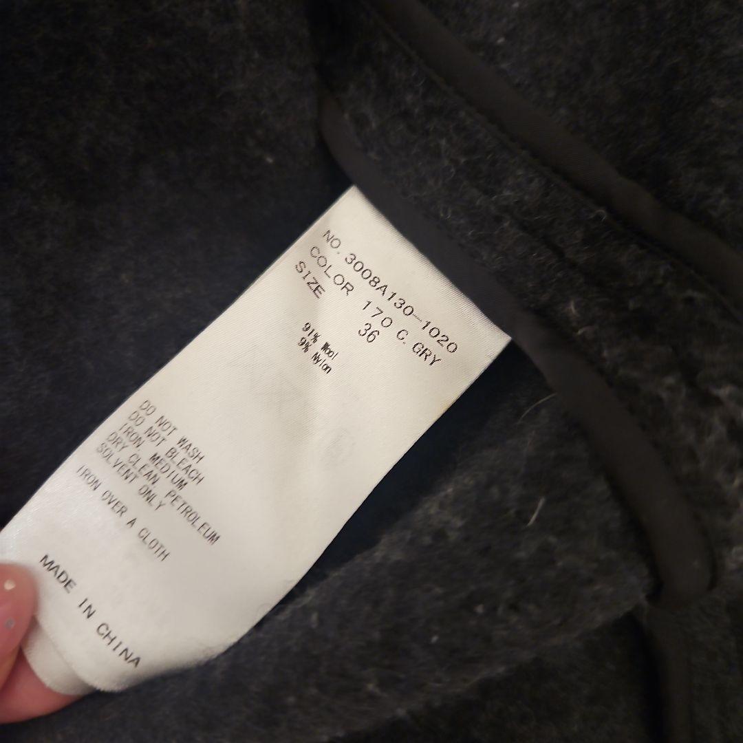 ENFOLDエンフォルド ショートビーバーボックスコクーンコート