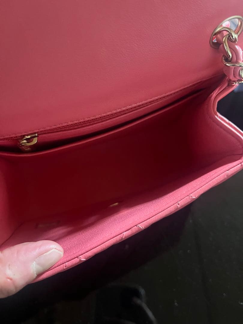 chanel ミニマトラッセ　ピンク　ショルダーバッグ
