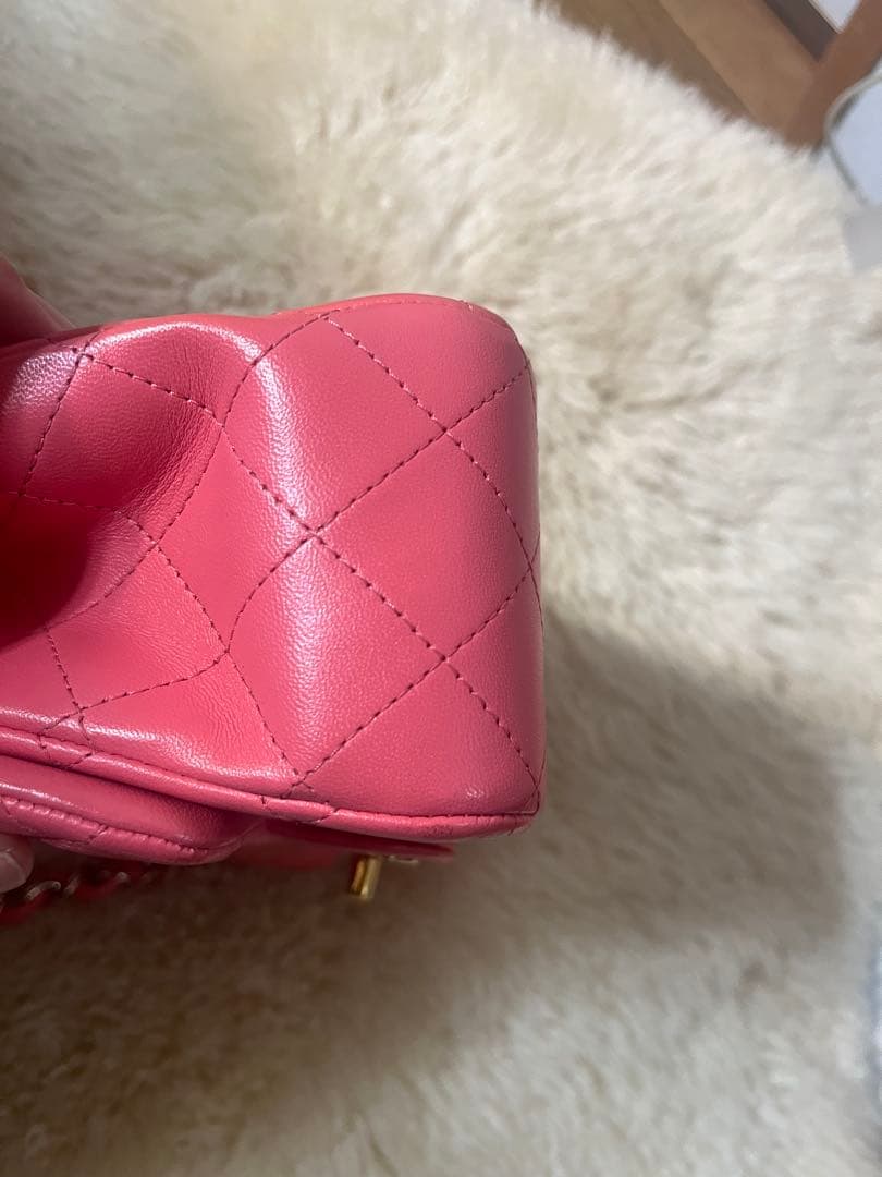 chanel ミニマトラッセ　ピンク　ショルダーバッグ