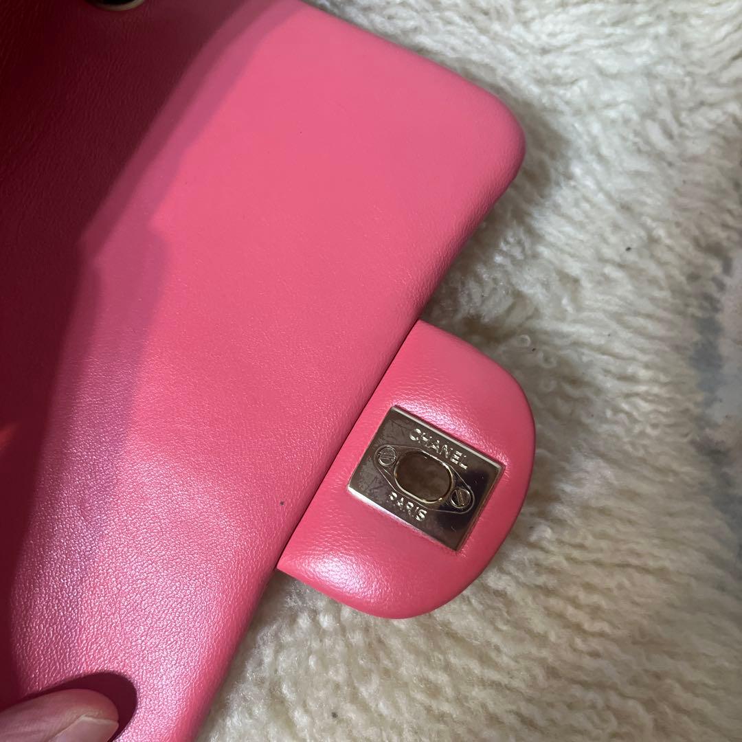 chanel ミニマトラッセ　ピンク　ショルダーバッグ