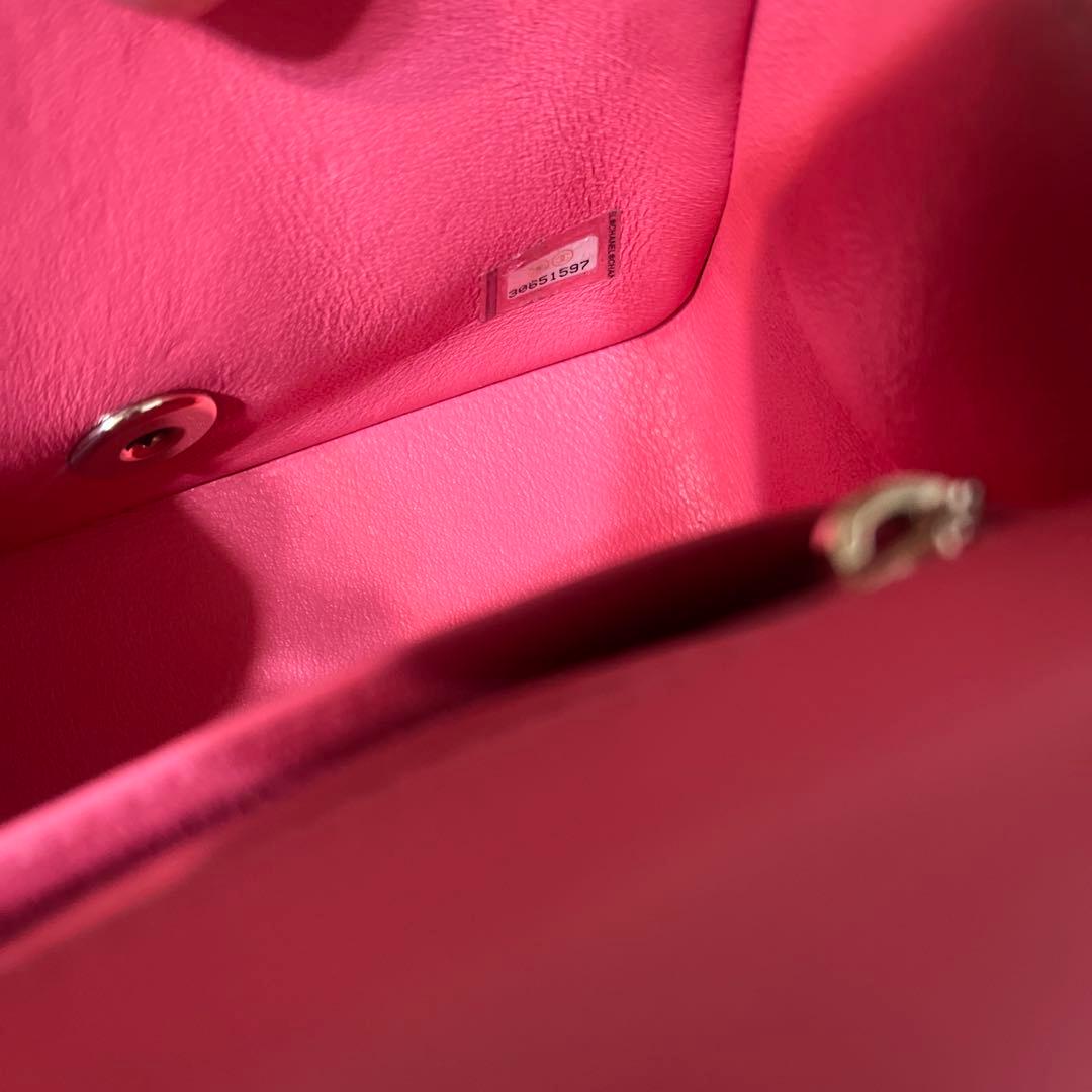 chanel ミニマトラッセ　ピンク　ショルダーバッグ