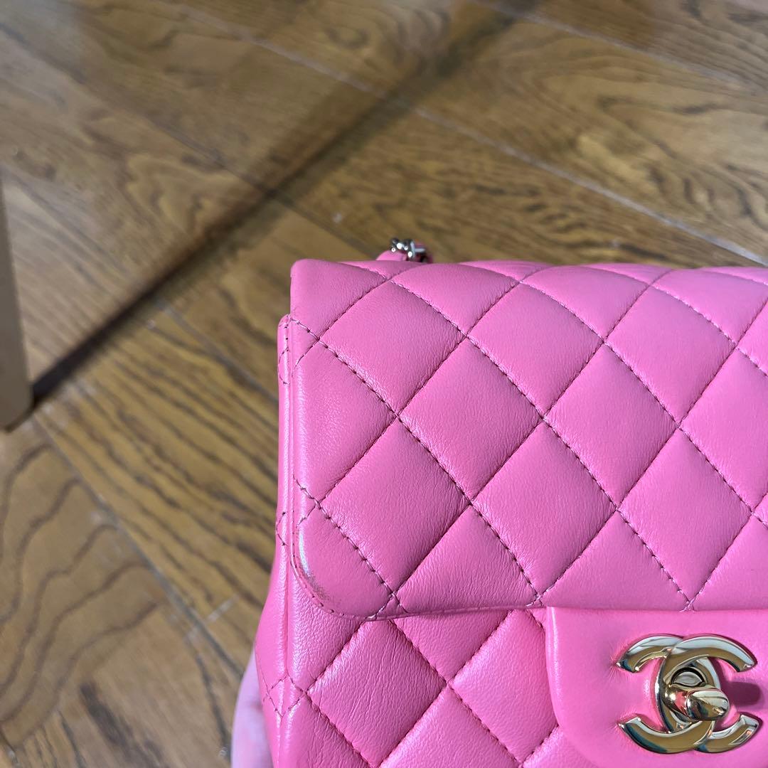 chanel ミニマトラッセ　ピンク　ショルダーバッグ
