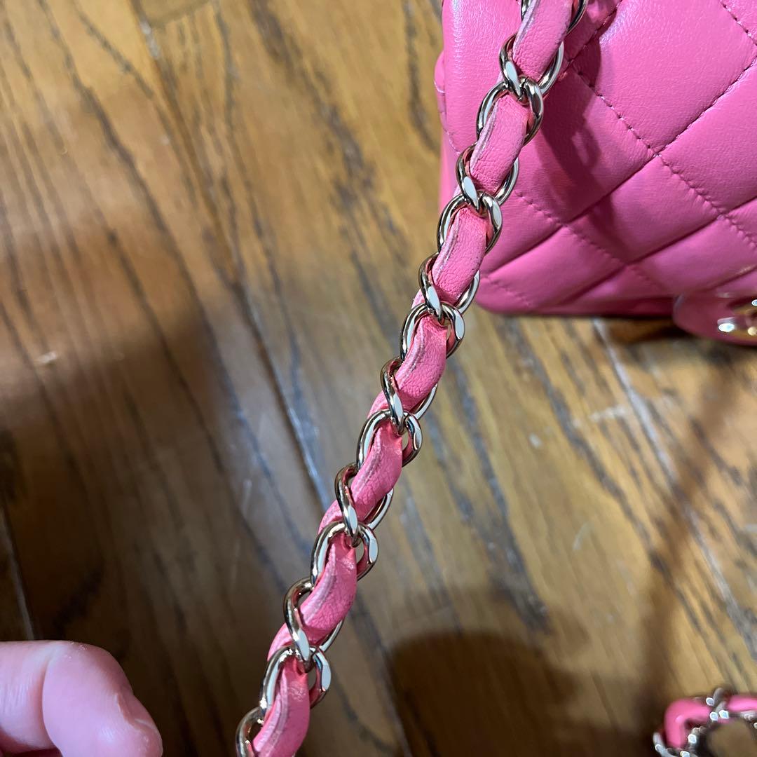chanel ミニマトラッセ　ピンク　ショルダーバッグ