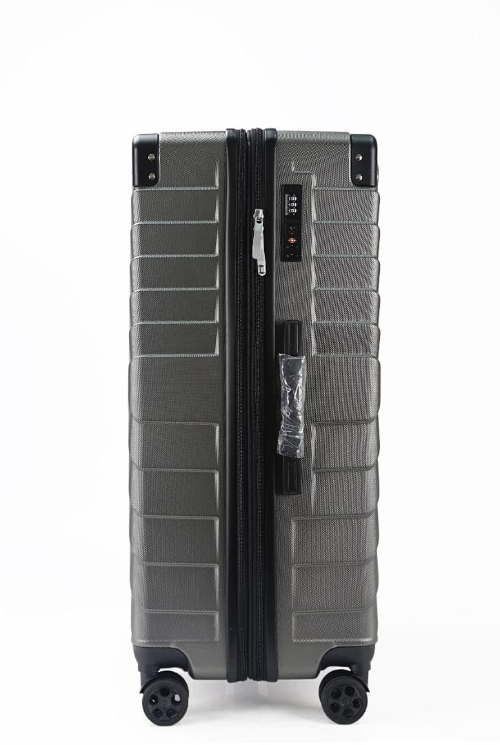 軽量Lサイズ　静音8輪　キャリーバッグ　スーツケース　キャリーケース　グレー