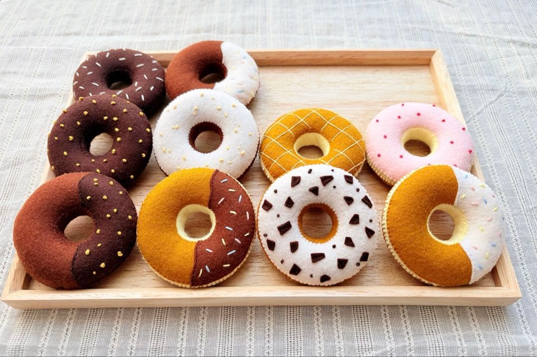 【イッキン٩(๑❛ᴗ❛๑)۶様】専用　フェルトおままごと　フェルトドーナツ