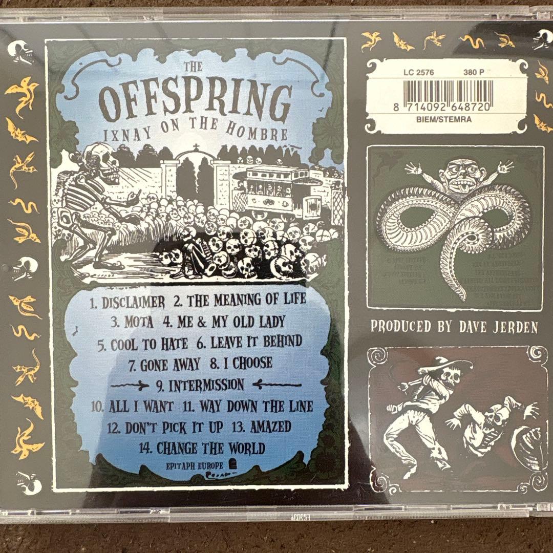 【3枚1100円】THE OFFSPRING - IXNAY ON THE