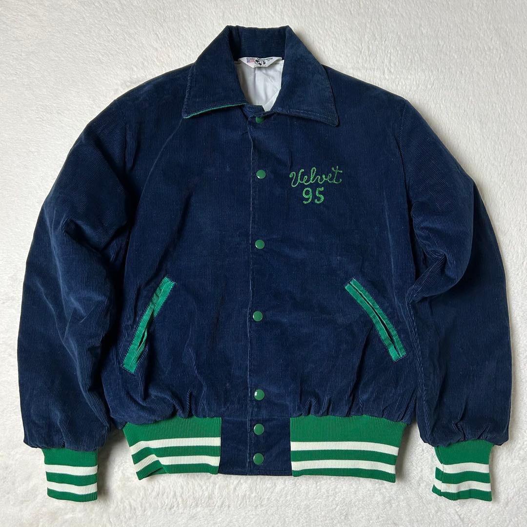 希少‼️ 90's USA製 襟付きコーデュロイスタジャン アワードジャケット