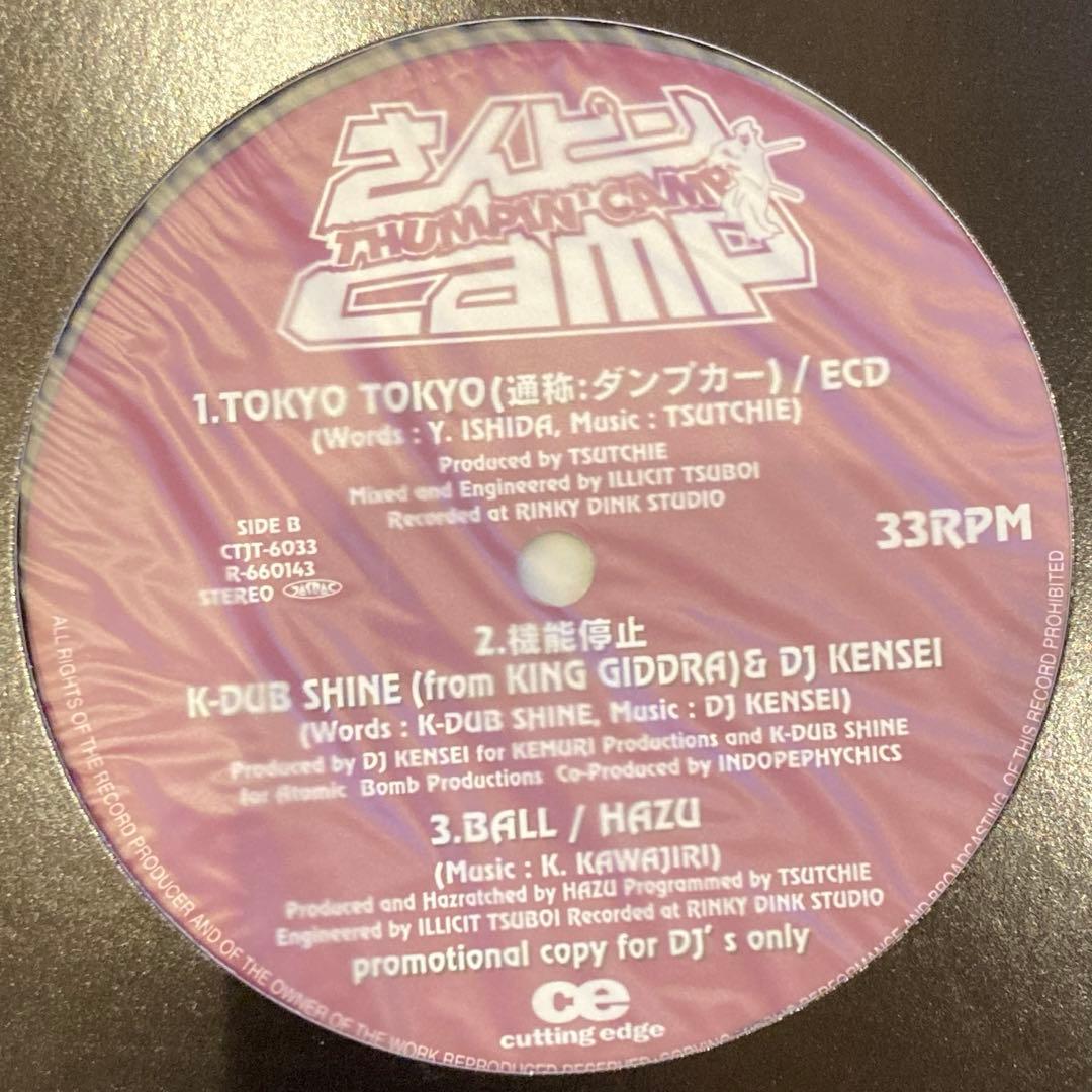 プロモオンリー「さんピンCAMP」インスト盤 12インチ レコード アナログ