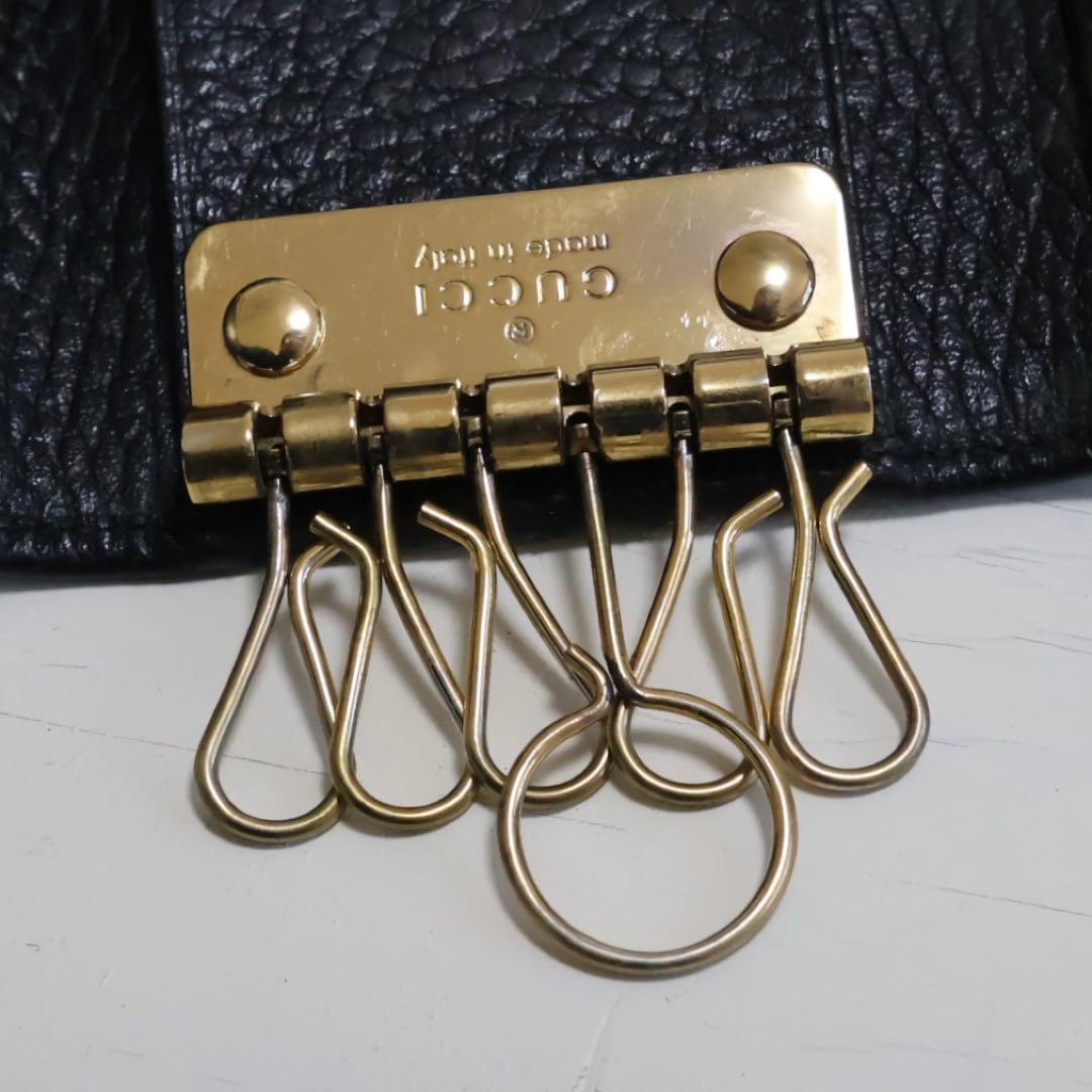 GUCCI グッチ GGマーモント レザー 6連 キーケース 鍵入れ