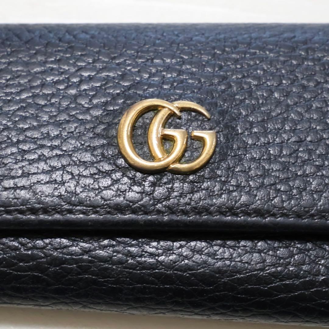 GUCCI グッチ GGマーモント レザー 6連 キーケース 鍵入れ