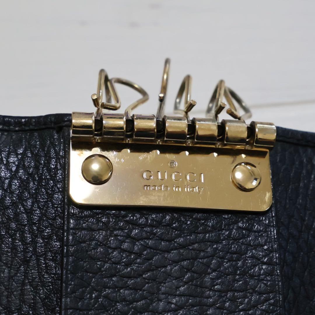 GUCCI グッチ GGマーモント レザー 6連 キーケース 鍵入れ