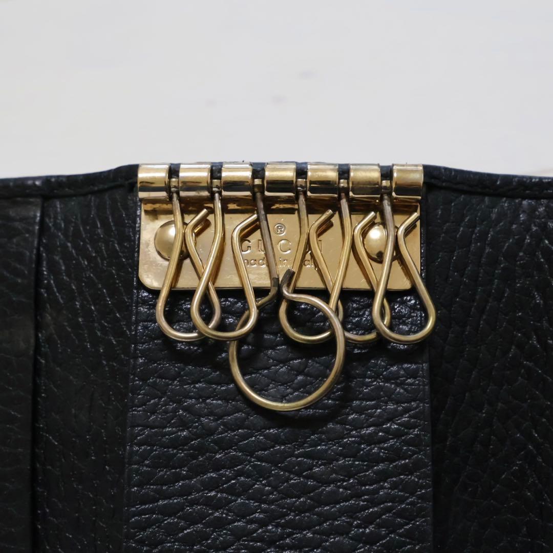 GUCCI グッチ GGマーモント レザー 6連 キーケース 鍵入れ