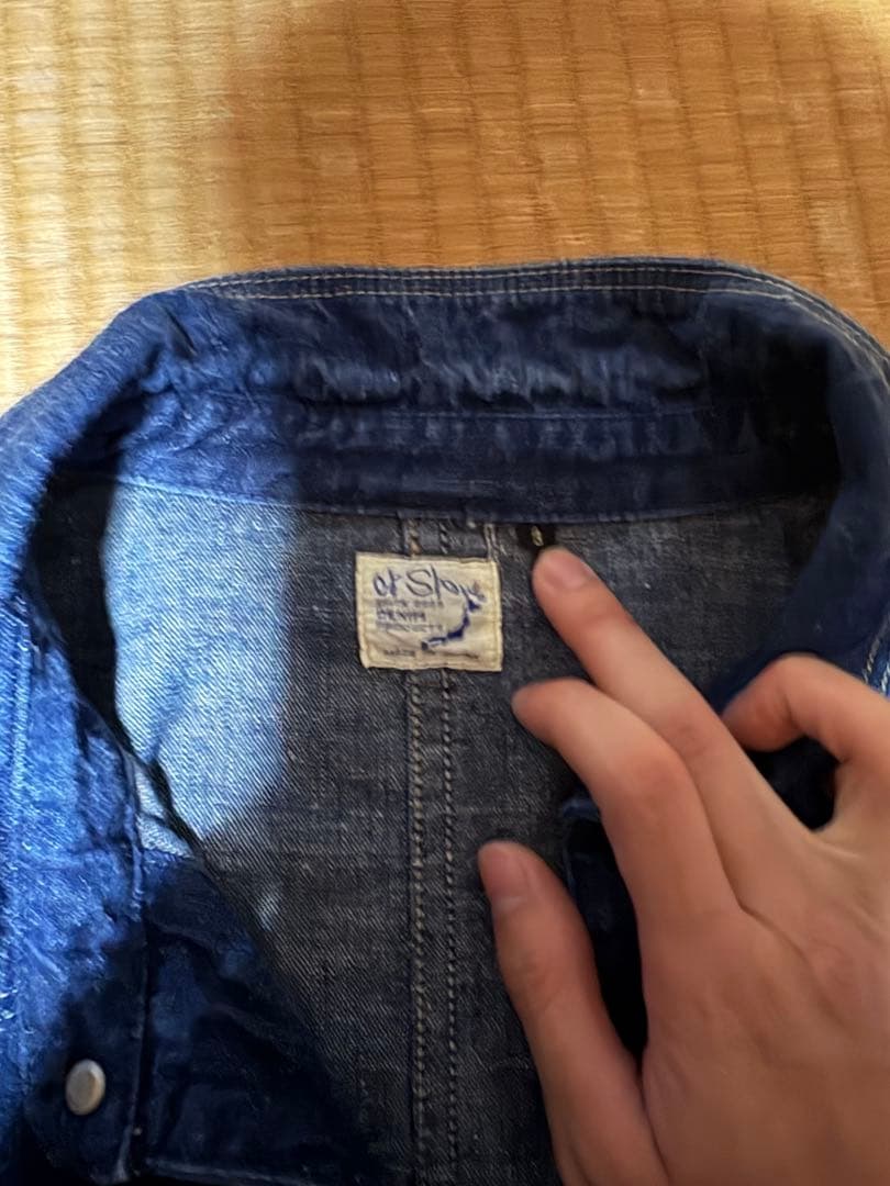 orSlow オアスロウ 40'S 大戦 デニム ルーズフィット カバーオール