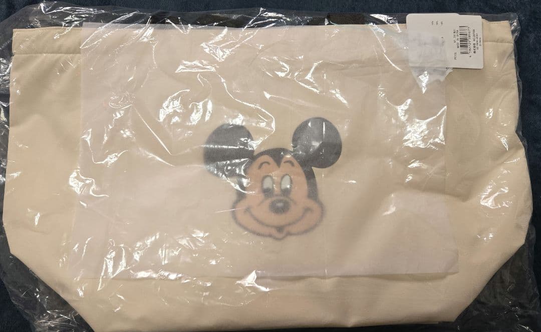 新品未使用　WCJ 撥水 Disneyトートバッグ　ホフホワイト