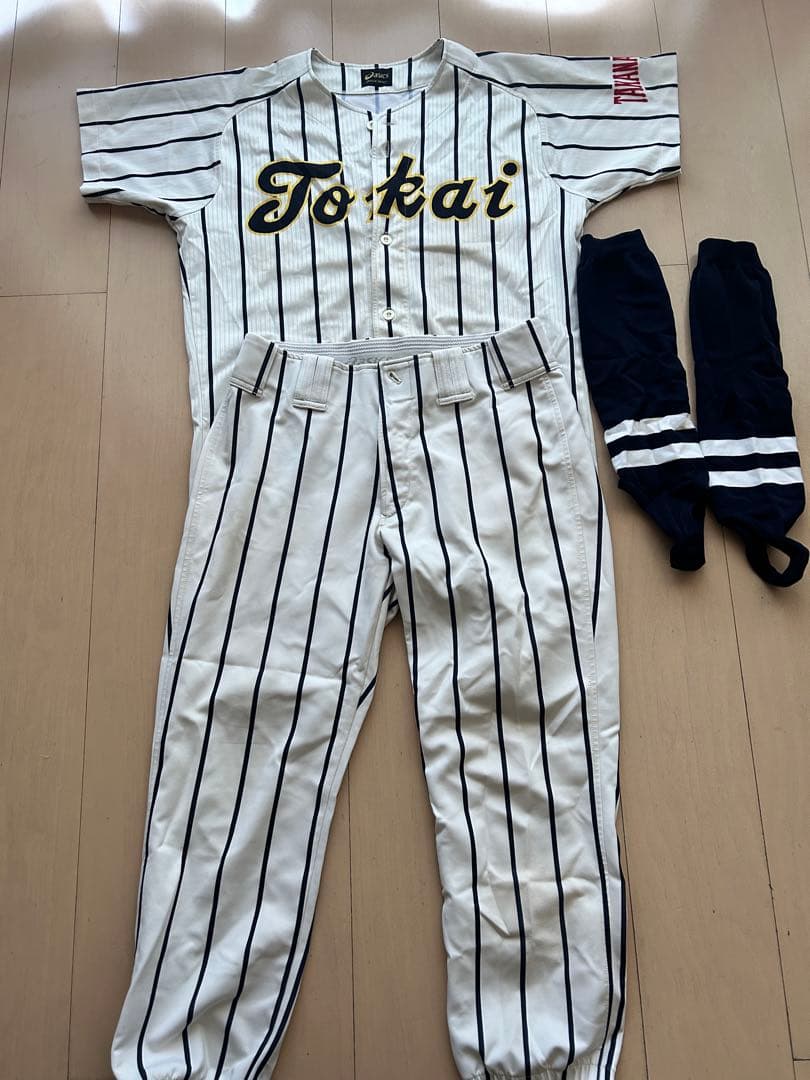 東海大学 野球部 ユニフォーム 上下セット ASICS 上O／下L ソックス付き