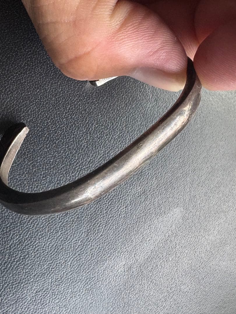 イーグル顔ブレスレット　シルバー　Mサイズ