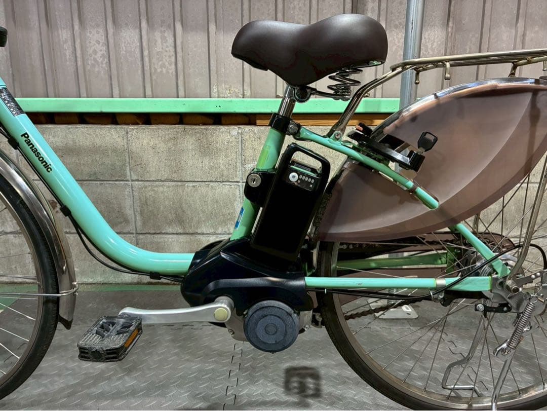 №8500電動自転車 パナソニック ビビDX 26インチ バッテリー大容量！