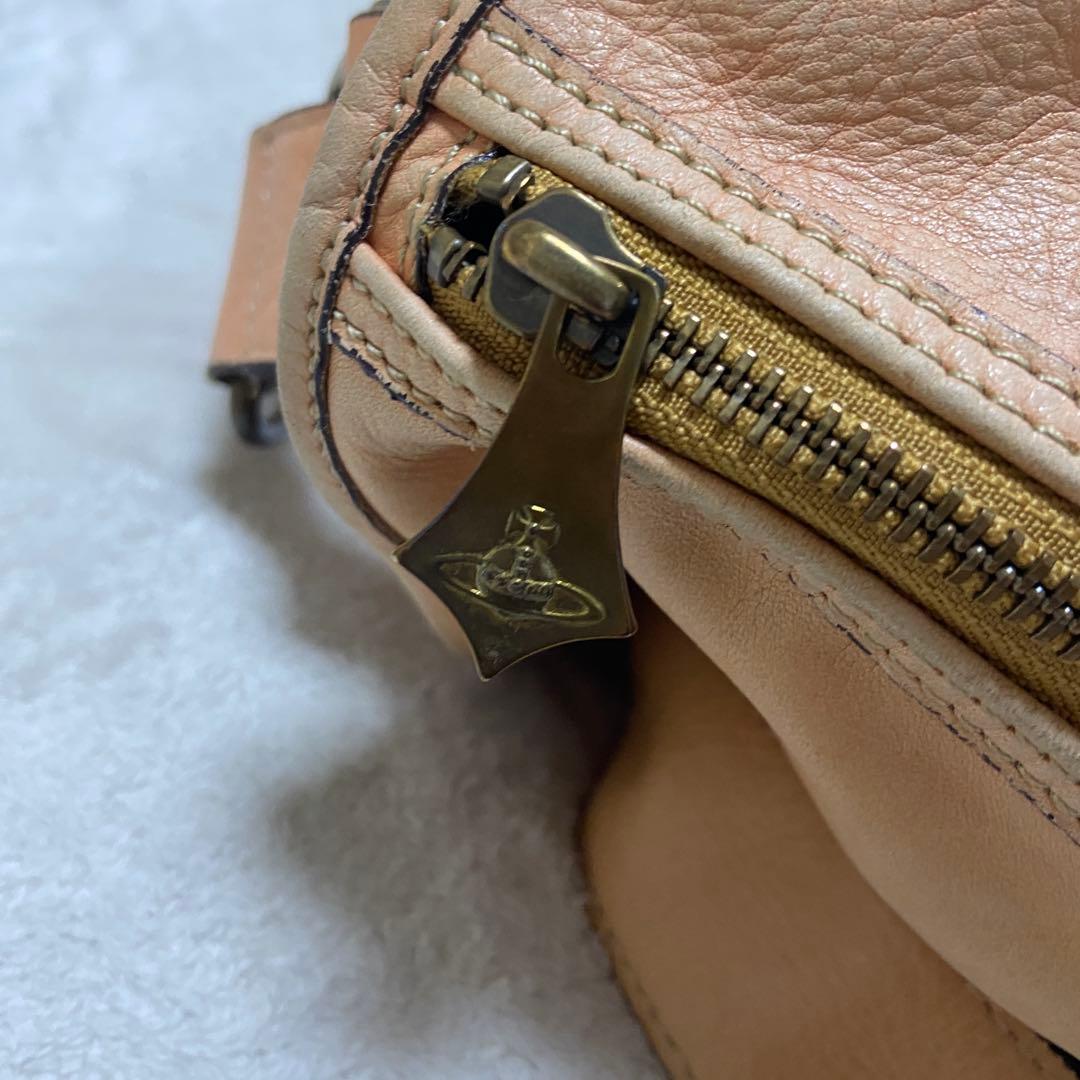 正規品　ヴィヴィアン　アコード　レザー　ショルダーバッグ　ドラム型　筒形　y2k