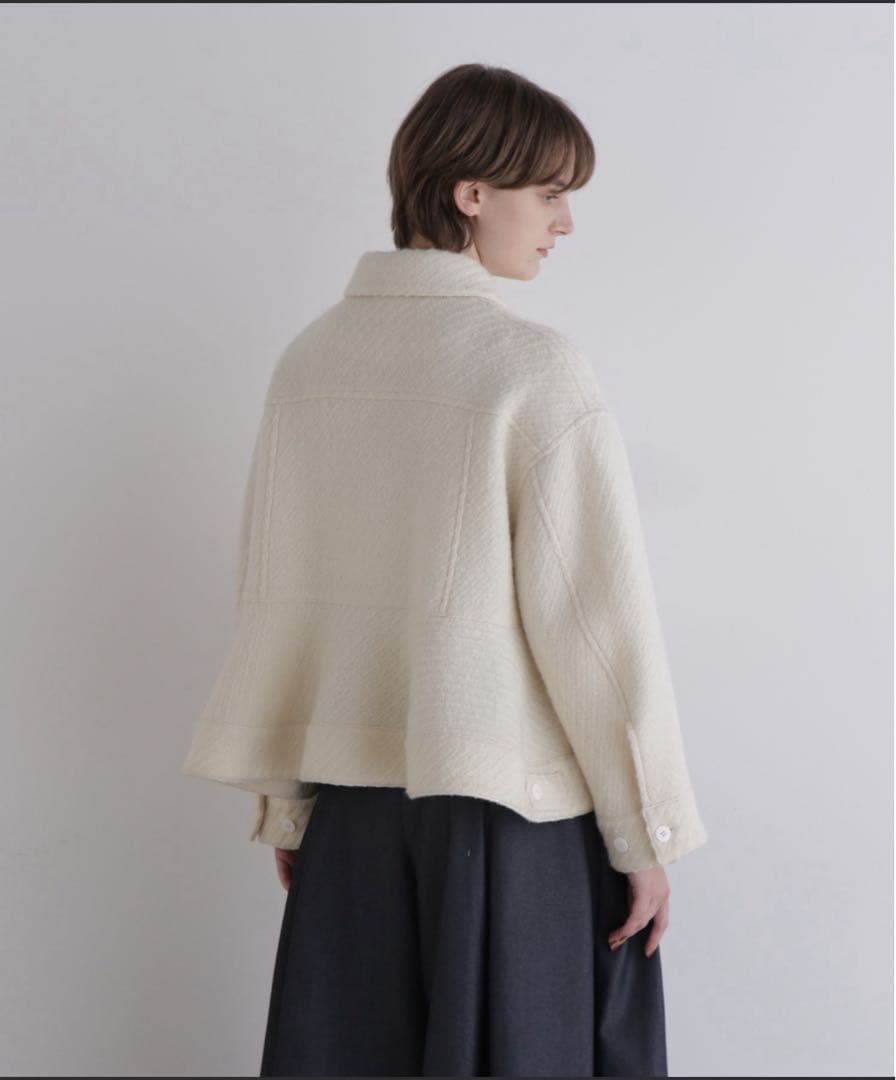 新品 完売品 ルフィル LE PHIL ロービングカルゼジャケット ホワイト F