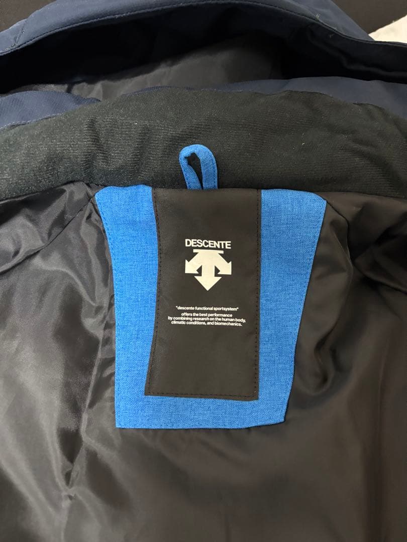 デサント　サイズO スキー　スノーボード ウェア　上下セット　ブルー　ネイビー