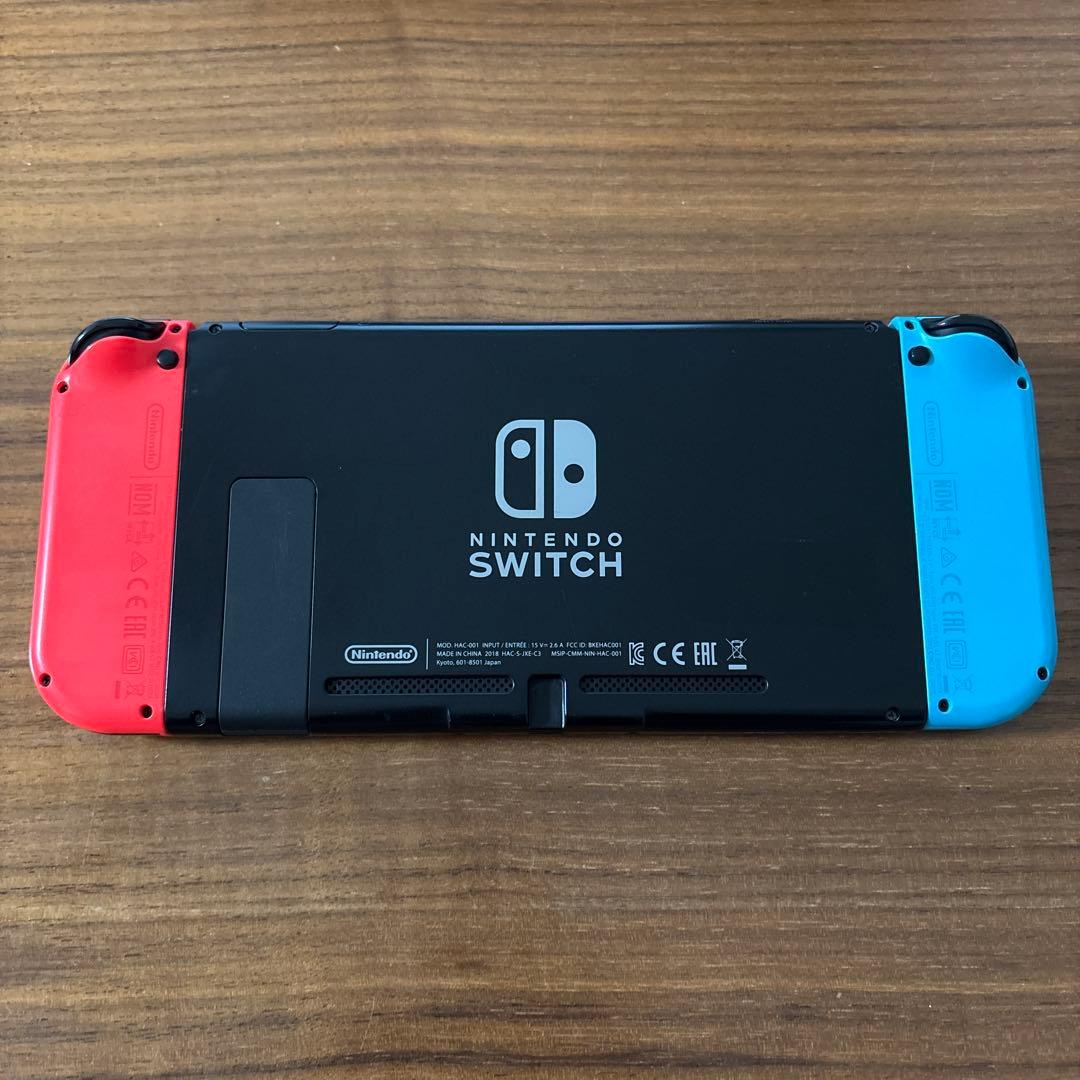 難あり NINTENDO SWITCH 本体 付属品全部あり 持ち運びケース付き