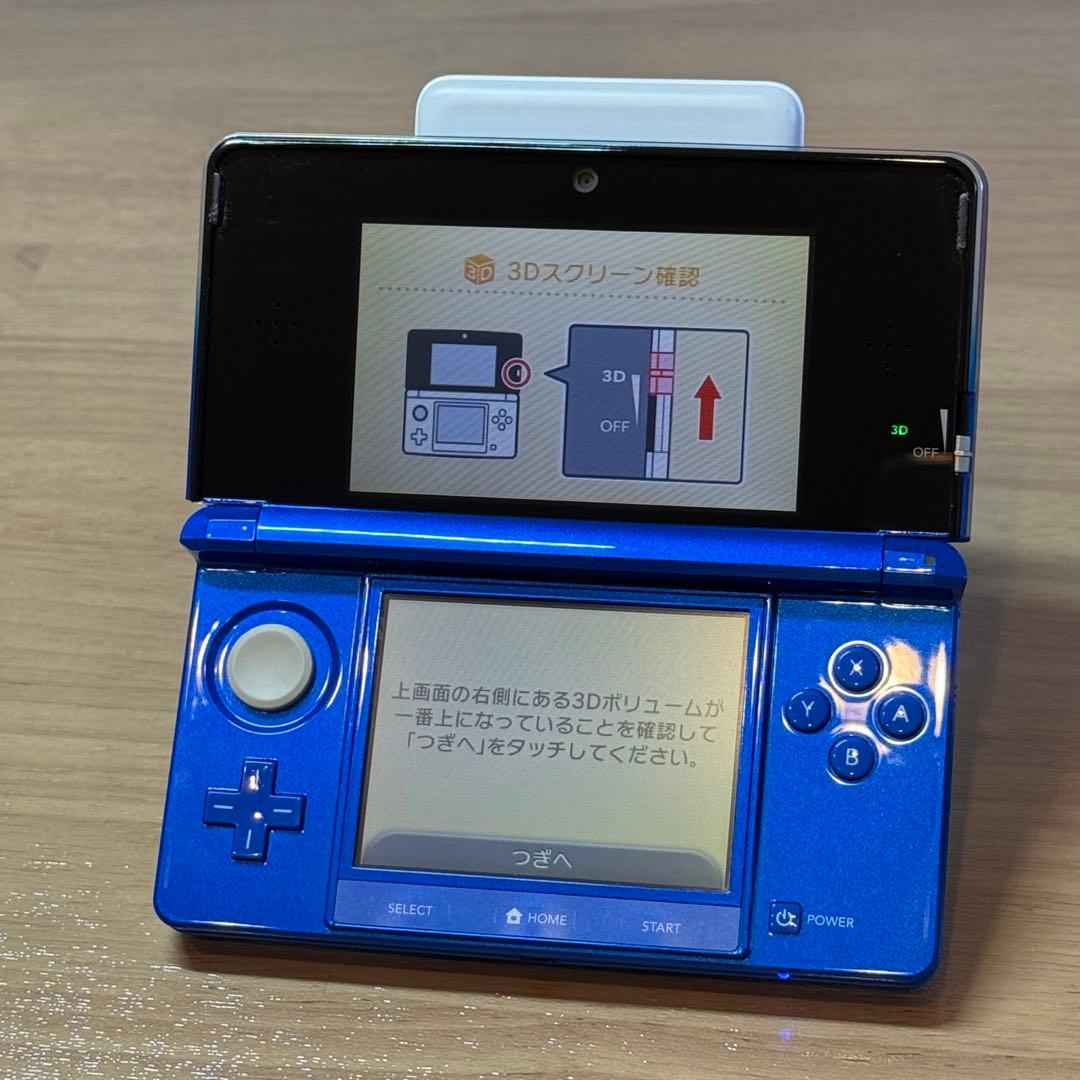 4-042【美品】ニンテンドー3DS コバルトブルー