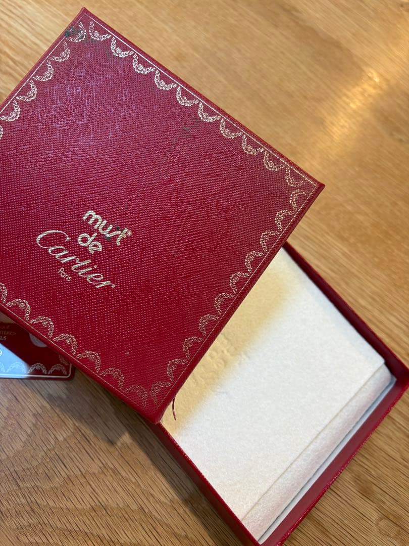 Cartier 二つ折り財布 ブラック レザー