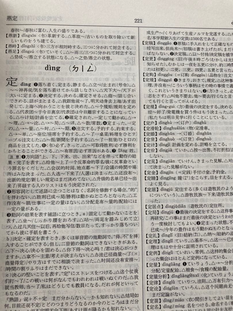 新汉日词典　（新漢日詞典）
