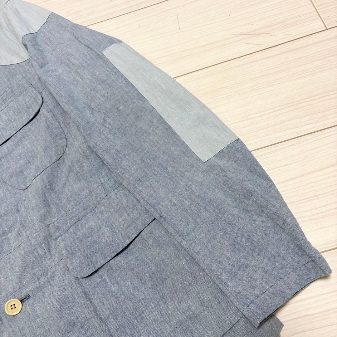 良品 ナイジェルケーボン マロリージャケット 高密度ダンガリー エルボーパッチ