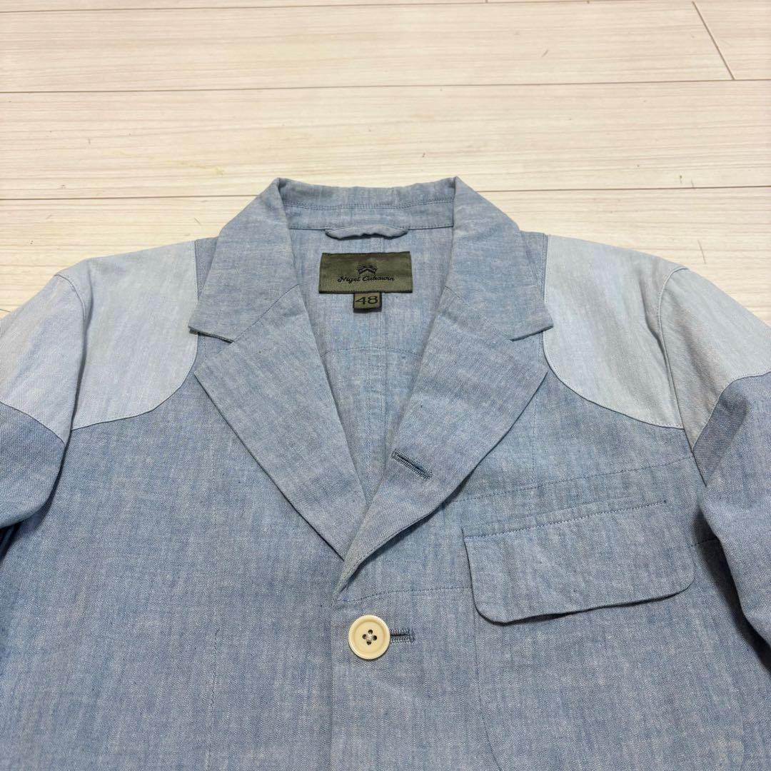 良品 ナイジェルケーボン マロリージャケット 高密度ダンガリー エルボーパッチ