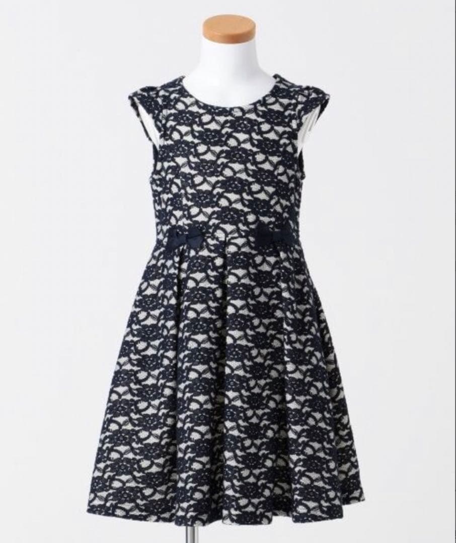 anyFAM120size ネイビーレース セレモニー 入学 卒園 フォーマル