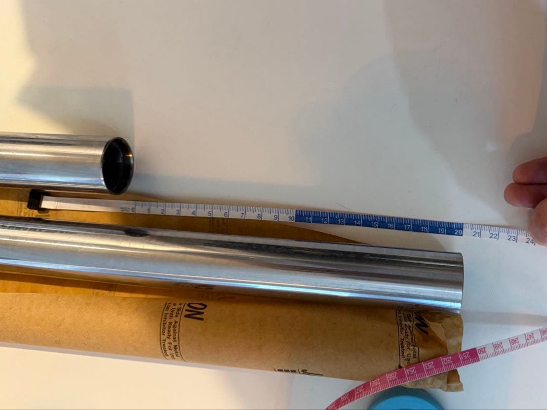 SR400/500用 20cm（約8インチ）ロングフォークチューブセット