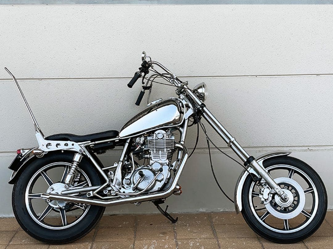 SR400/500用 20cm（約8インチ）ロングフォークチューブセット