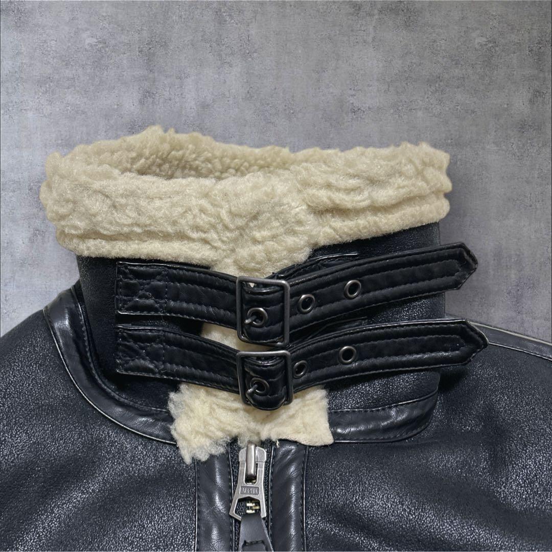 美品✨ALPHA INDUSTRIES B3 フェイクムートン フライト　ボア