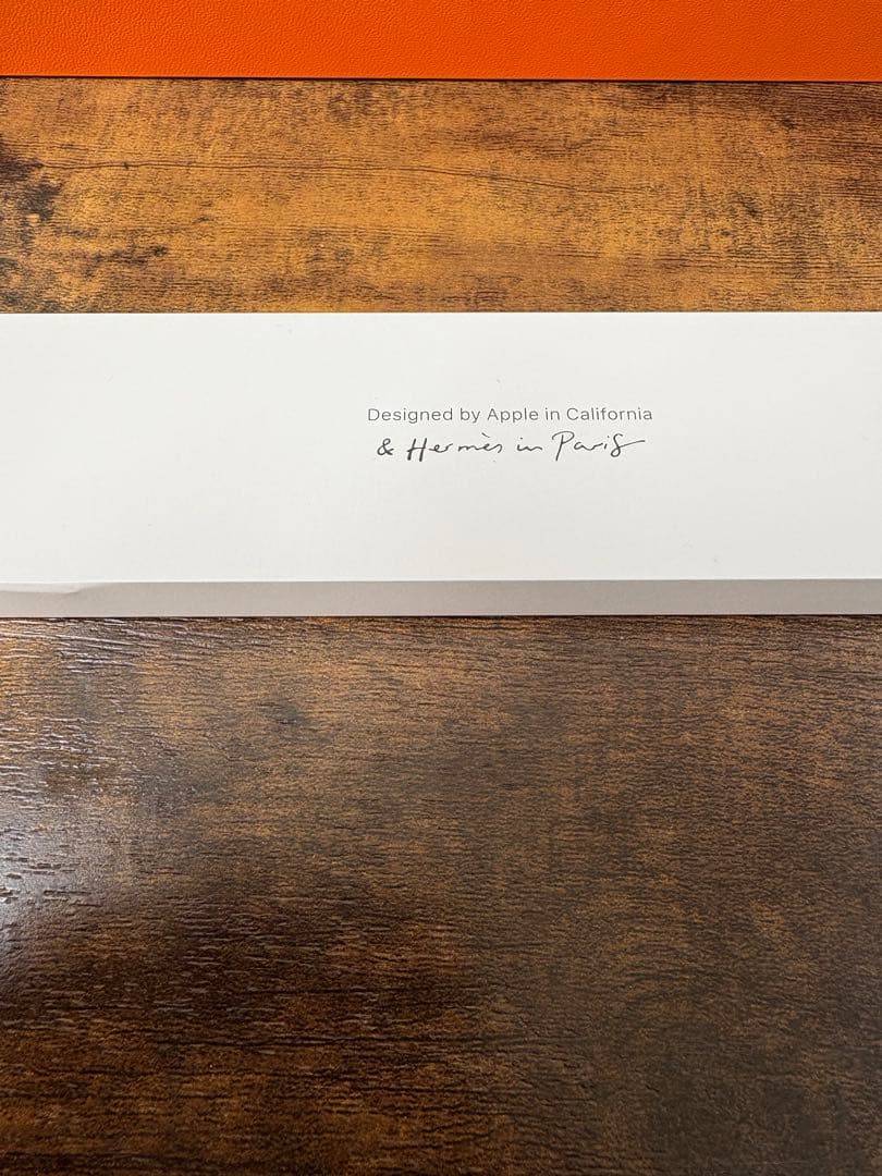 正規品Apple Watch エルメス　オレンジ　スポーツバンド　L 未使用