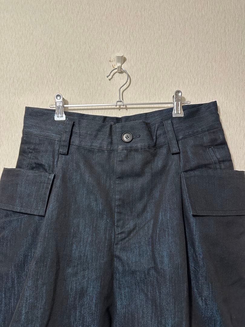 パンツ Limi feu Wide Short Denim Pants
