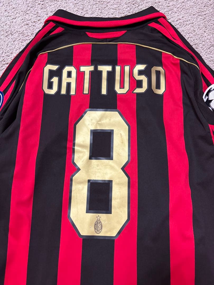 ACミラン　ガットゥーゾ　Gattuso アディダス　長袖　ユニフォーム