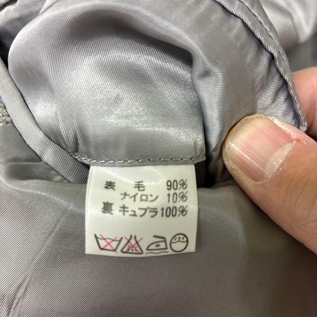 Y's for men グレー ウール ヘリンボーン テーラードジャケット M