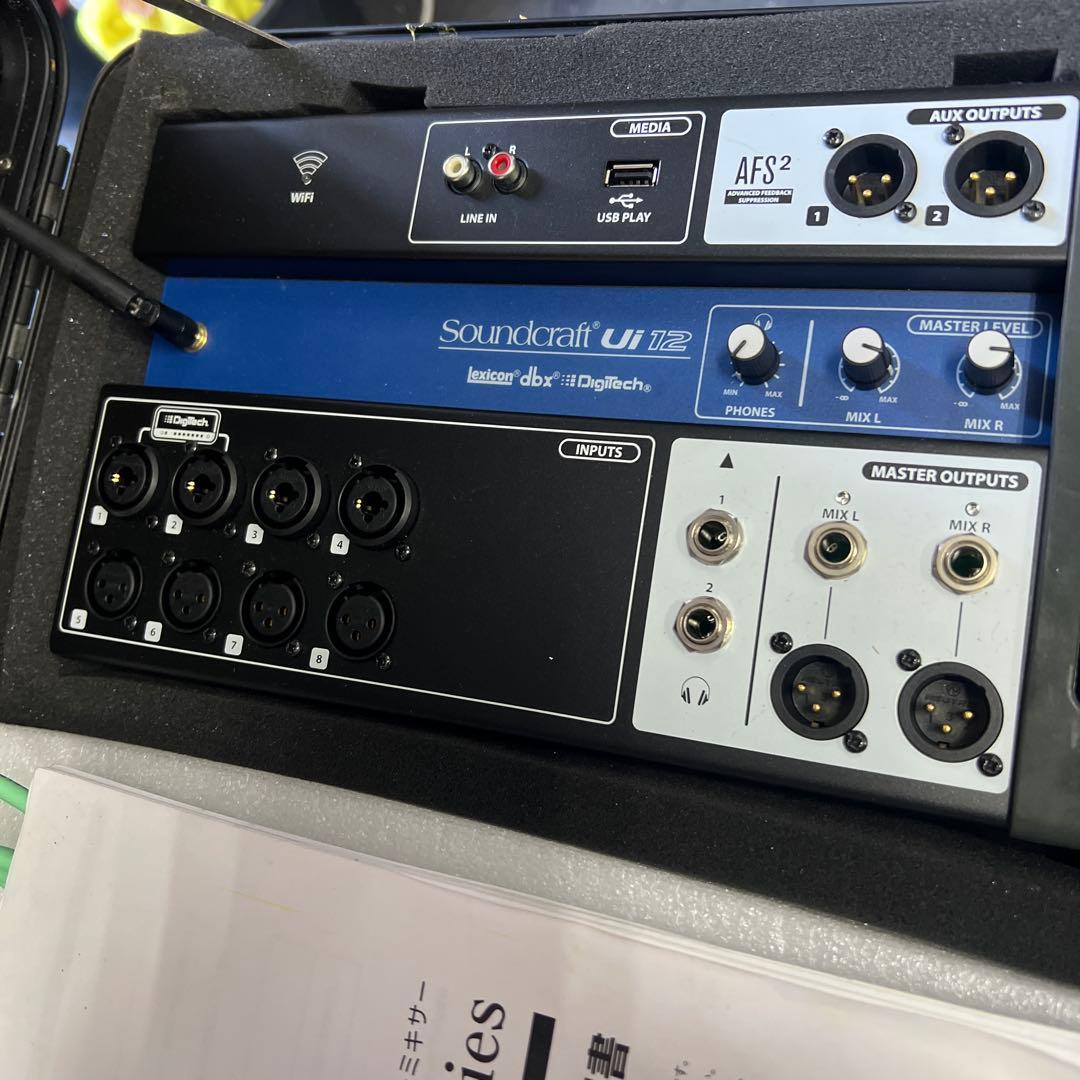 Soundcraft Ui12 デジタルミキサー オマケ多数ケースPC